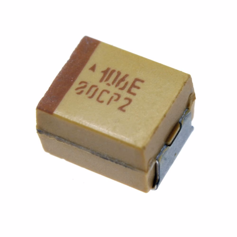 خازن تانتالیوم 10 میکرو فاراد 25 ولت smd سایز B