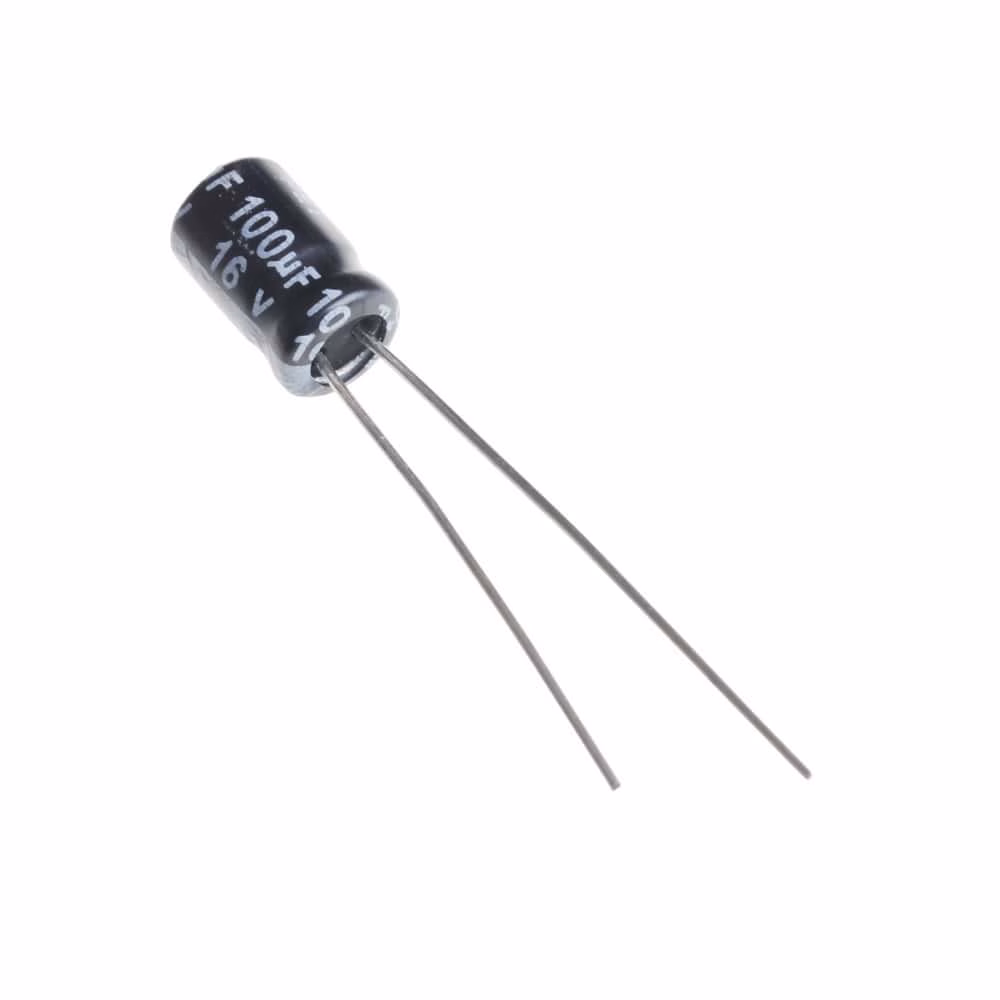 خازن الکترولیت 100 میکرو فاراد 16 ولت