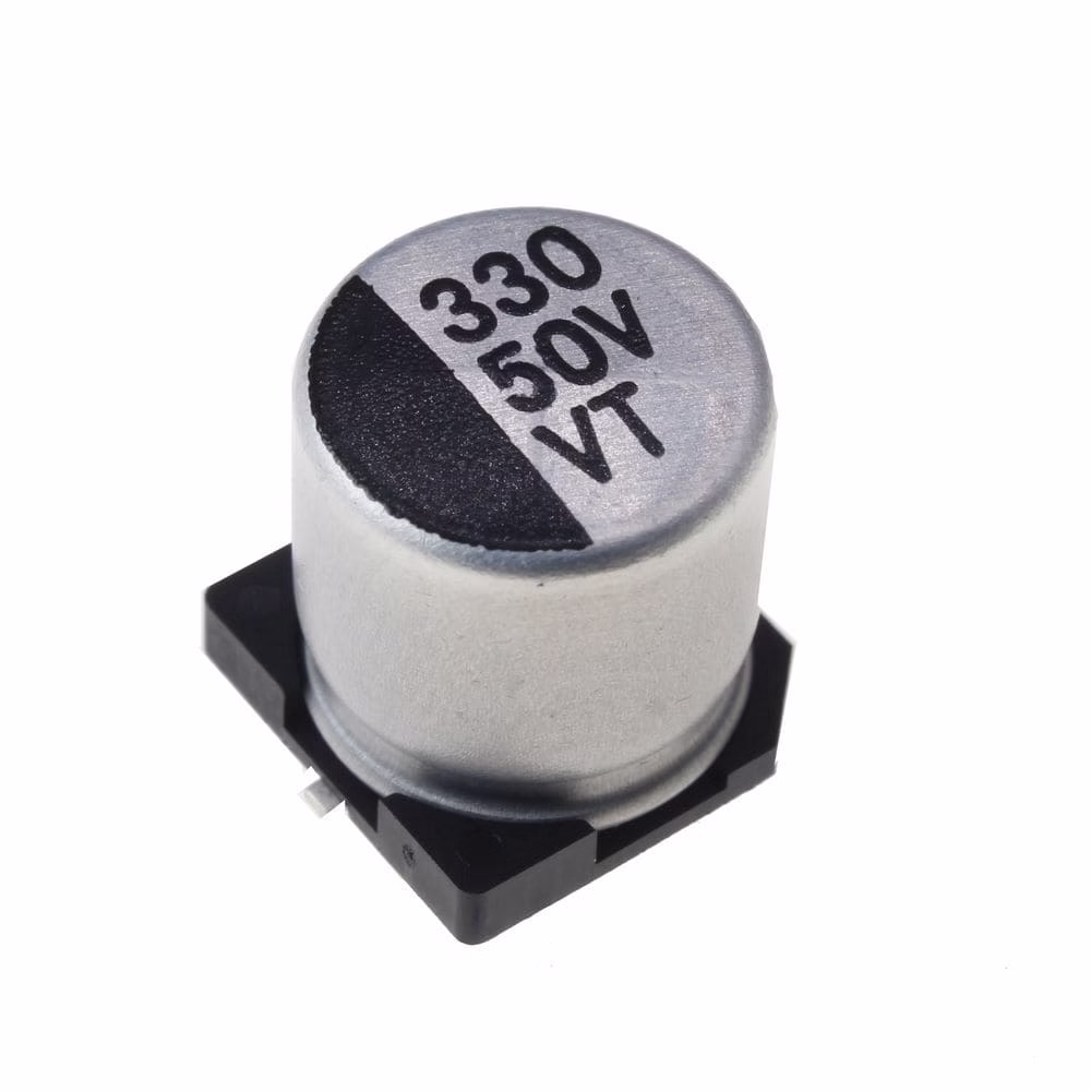خازن الکترولیت اس ام دی 330 میکرو فاراد 50 ولت