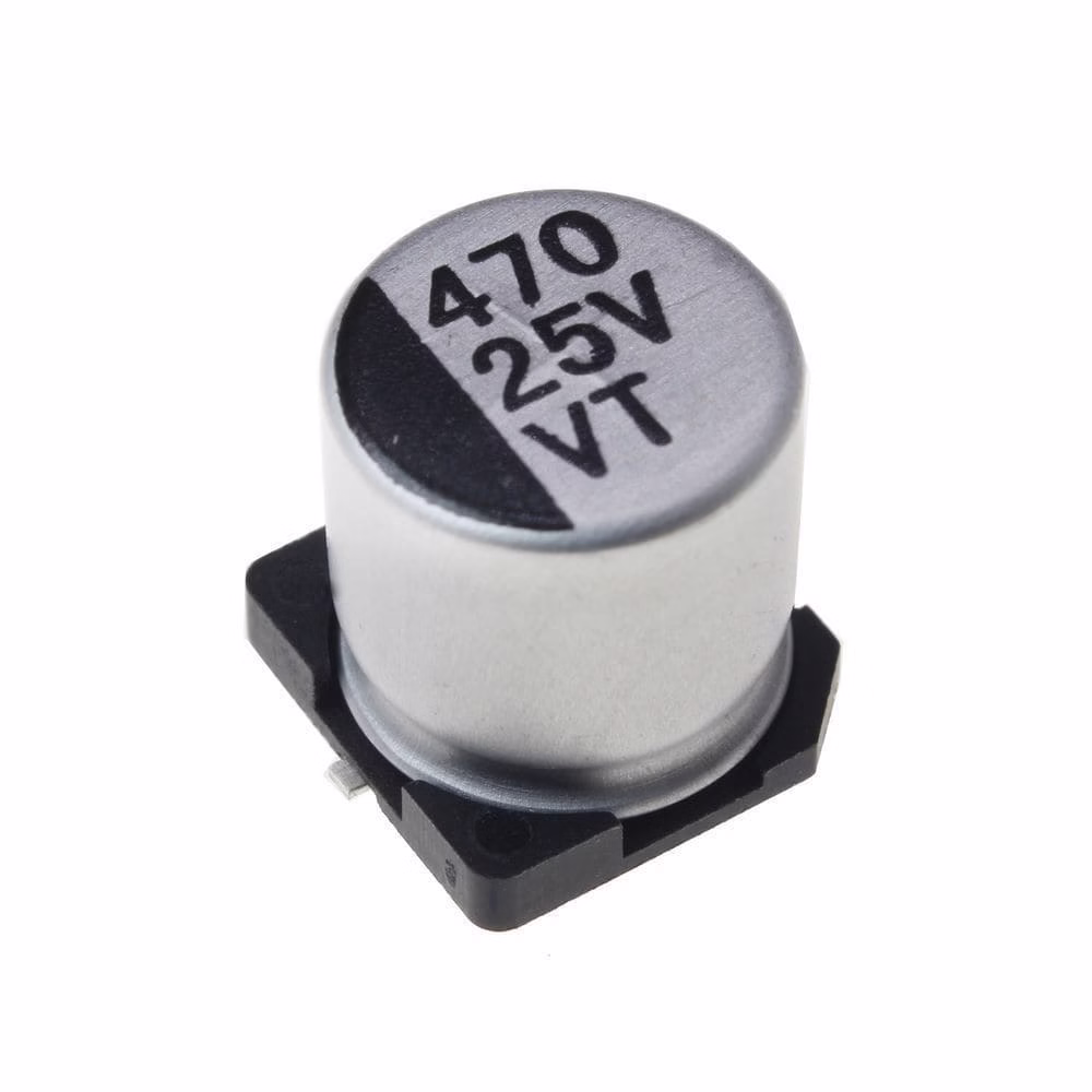 خازن الکترولیت اس ام دی 470 میکرو فاراد 25 ولت