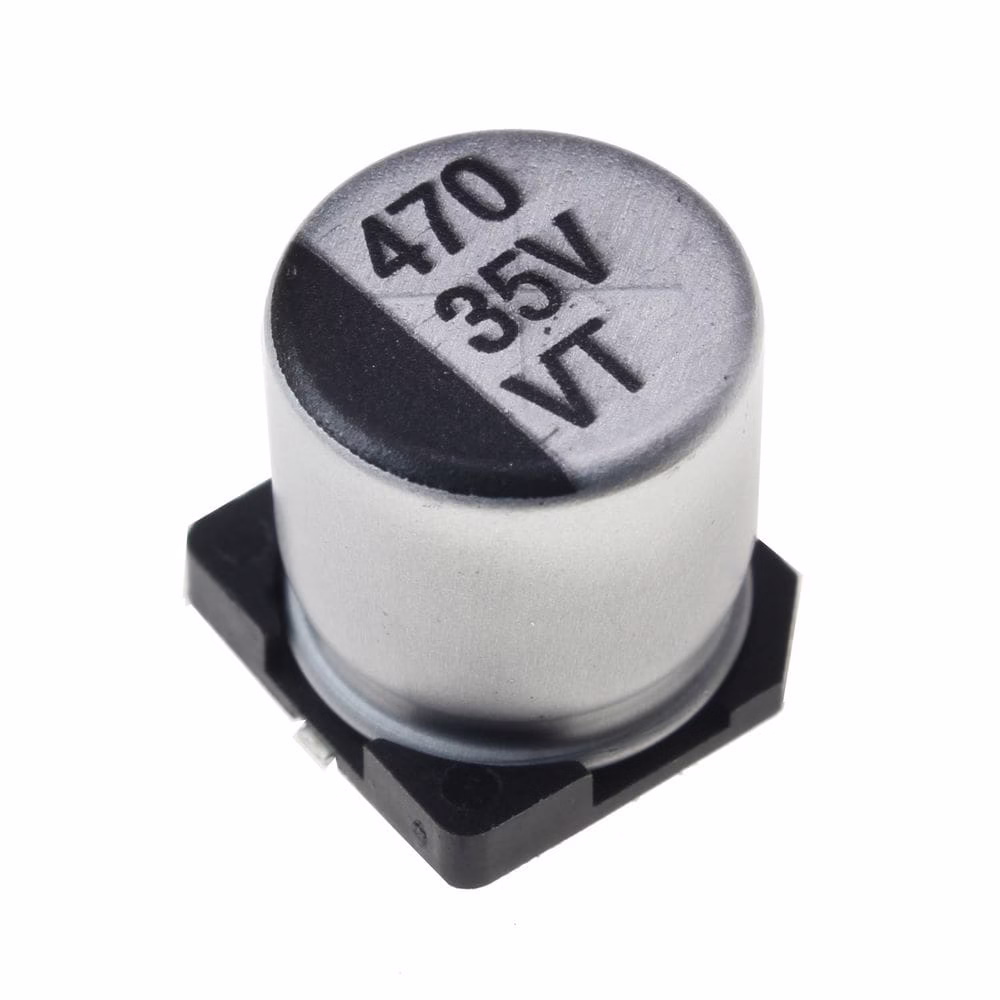 خازن الکترولیت اس ام دی 470 میکرو فاراد 35 ولت