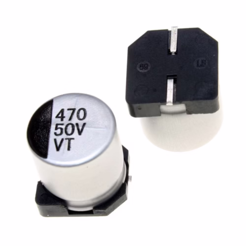 خازن الکترولیت اس ام دی 470 میکرو فاراد 50 ولت