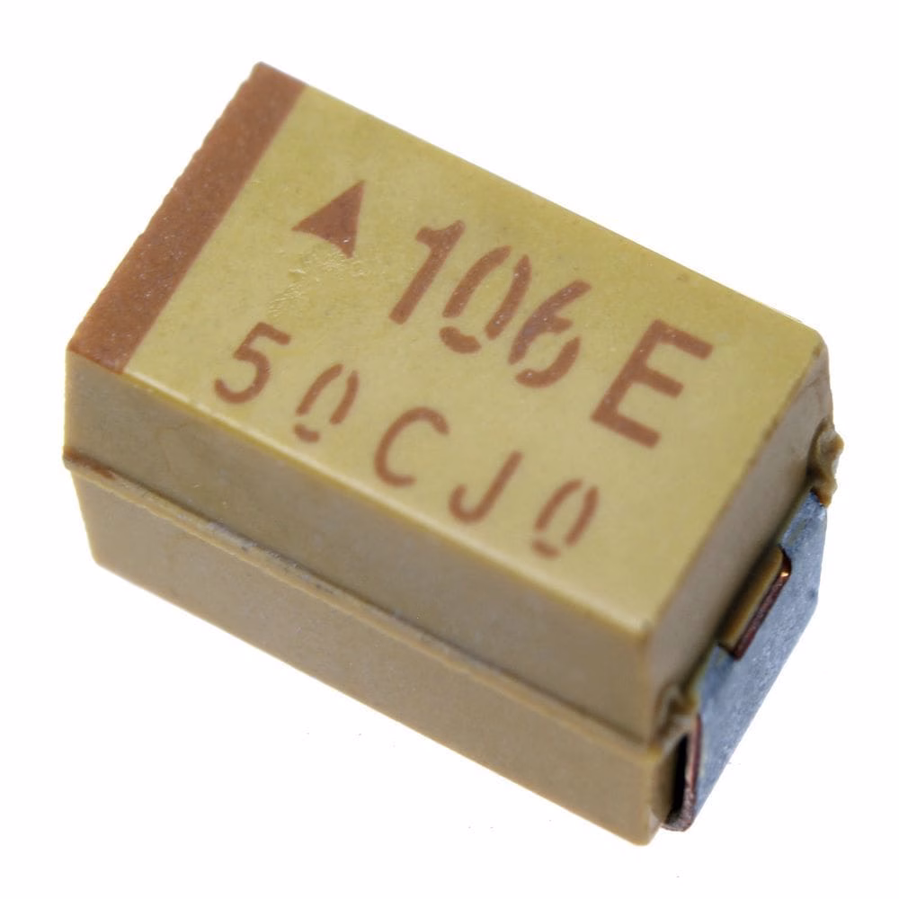 خازن تانتالیوم 10 میکرو فاراد 25 ولت smd سایز C