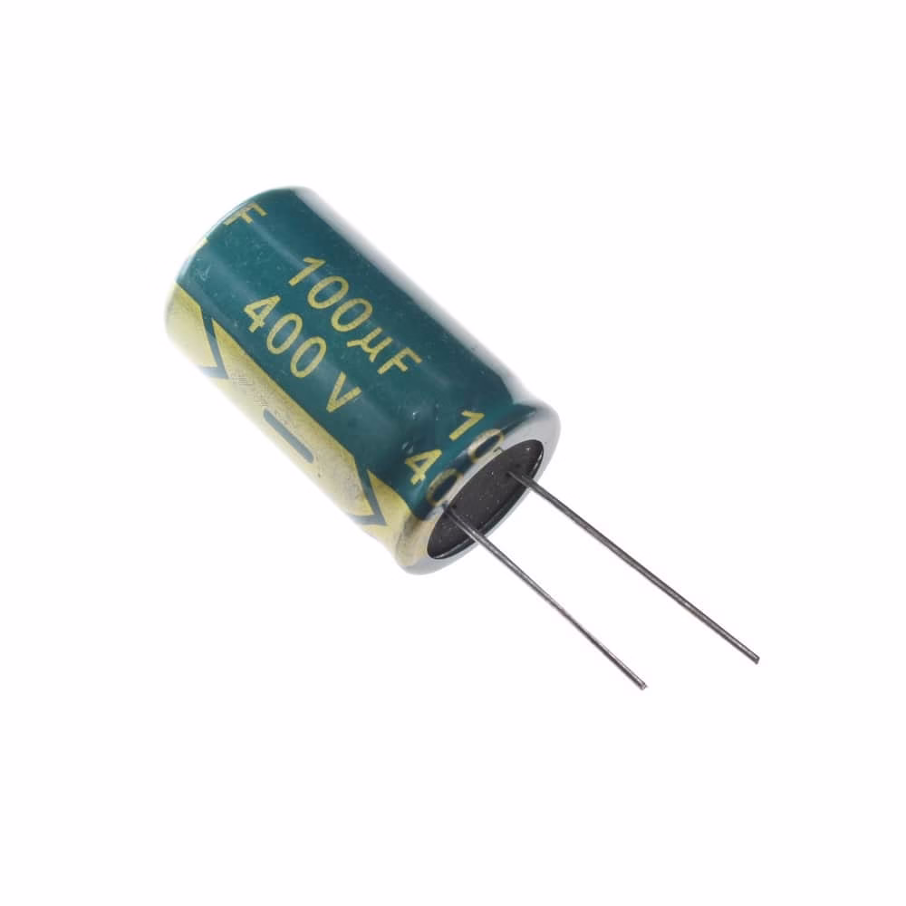 خازن الکترولیت 100 میکرو فاراد 400 ولت